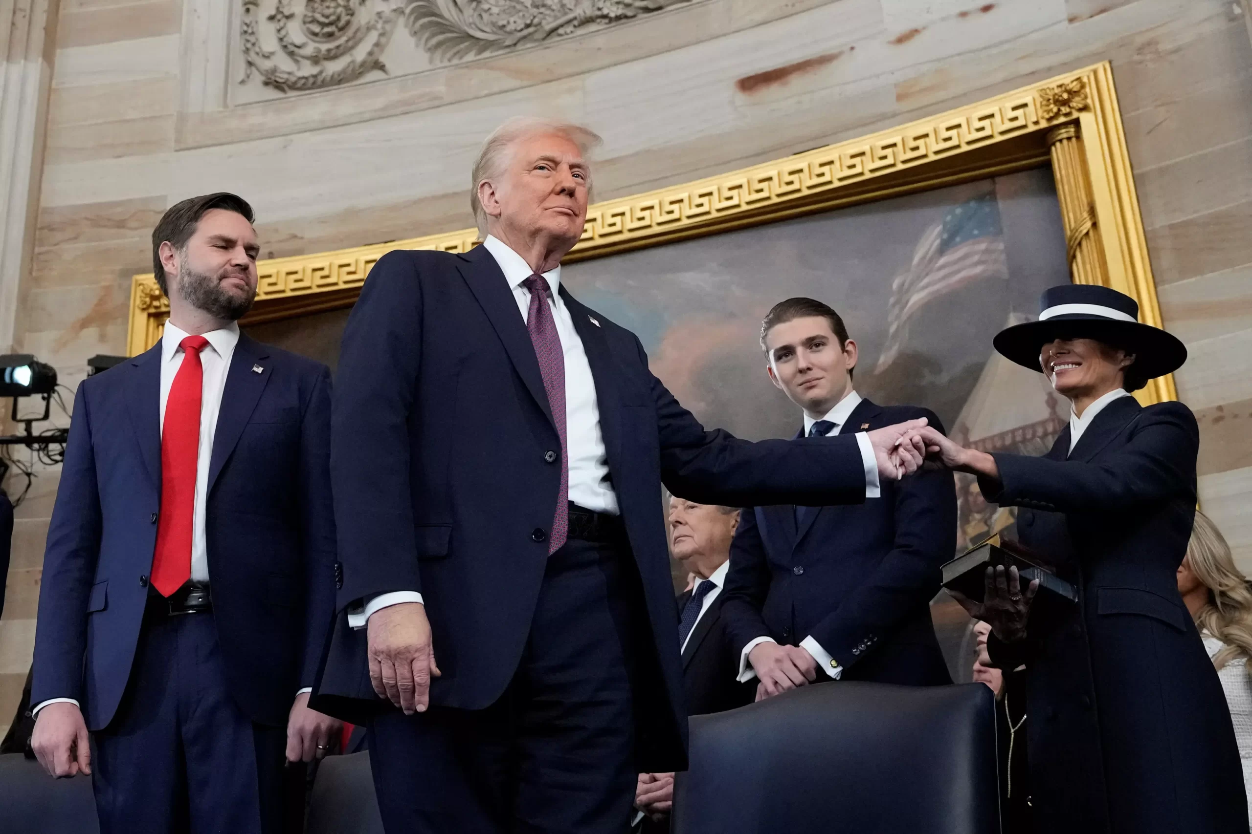 O presidente mais poderoso da Terra toma posse